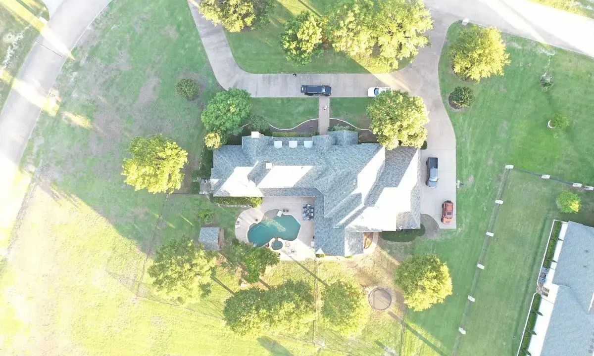 New shingle roof installation on a home in McCordsville